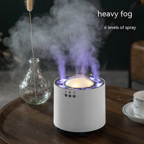 Mute Of New Small Simulated Flame Volcano Humidifier Flame Humidifier Volcano Diffuser Home Decorations